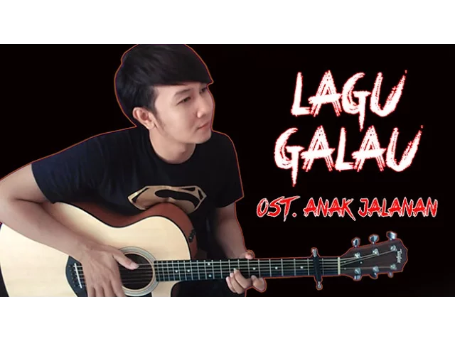 (Al Ghazali) Lagu Galau - Nathan Fingerstyle | Guitar Cover & Lirik | OST. Anak Jalanan