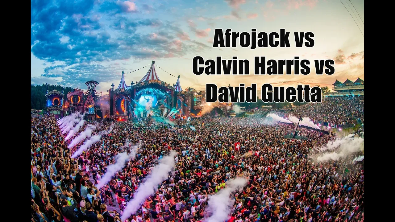 Afrojack VS Calvin Harris VS David Guetta - Tomorrowland 2018 background