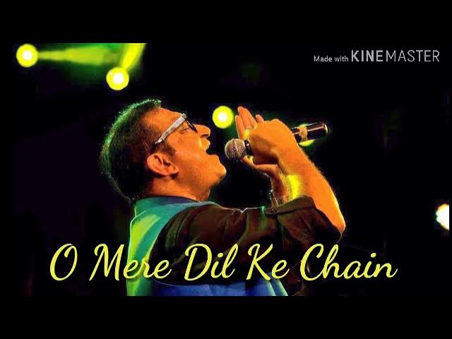 O Mere Dil Ke Chain | Abhijeet Bhattacharya background