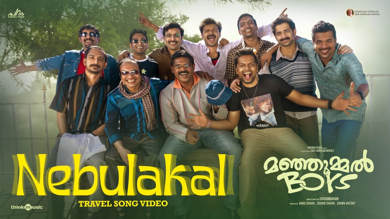 Nebulakal - Travel Song | Manjummel Boys |Chidambaram | Sushin Shyam,Pradeep,Anwar Ali |Parava Films background
