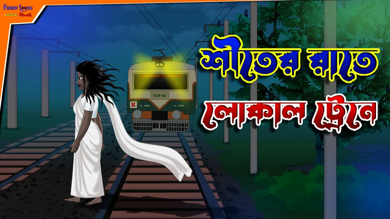 Shiter Rate Local Train l Bangla Bhuter Golpo l Horror Story l Ghost in the House l Funny Toons Bang (2022) | Watch on Movi47