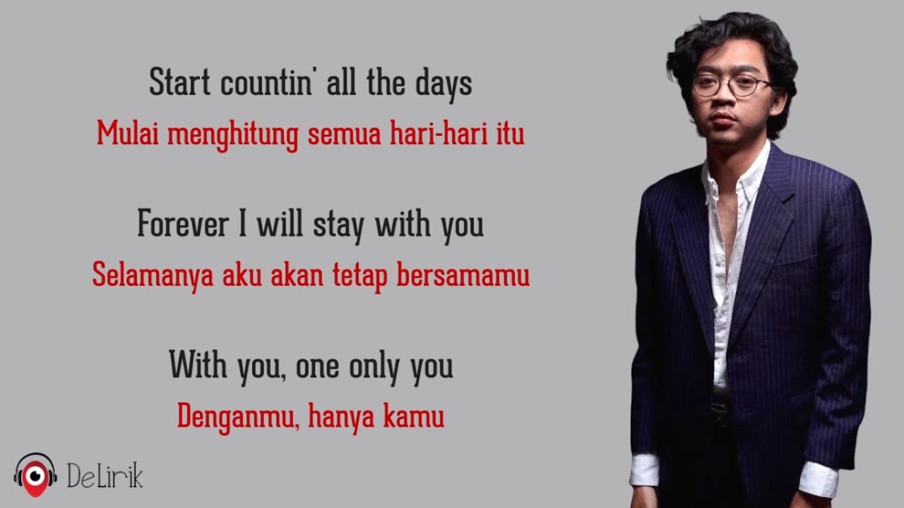 One Only - Pamungkas 🇮🇩🇮🇩 (Lyrics video dan terjemahan) backdrop