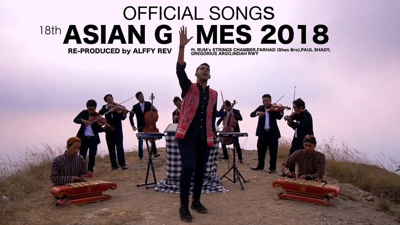 Alffy Rev - Official Songs 18th Asian Games 2018 mash-up COVER background