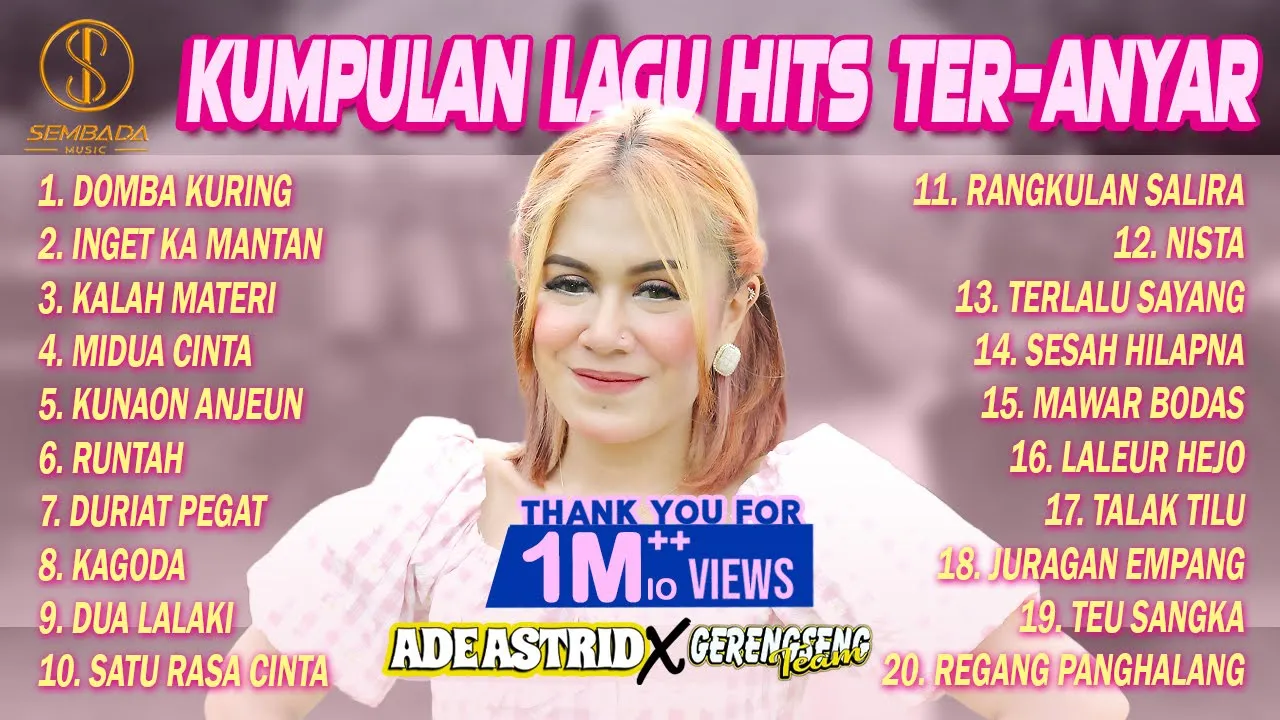 Kumpulan Lagu Hits Ter-Anyar Ade Astrid X Gerengseng Team | DOMBA KURING, INGET KA MANTAN poster — similar to JAYANTI NGAITKEN JANJI PASINI FULL ALBUM LAGU BAJIDOR VIRAL | KOMPILASI PILIHAN LAGU TERPOPULER