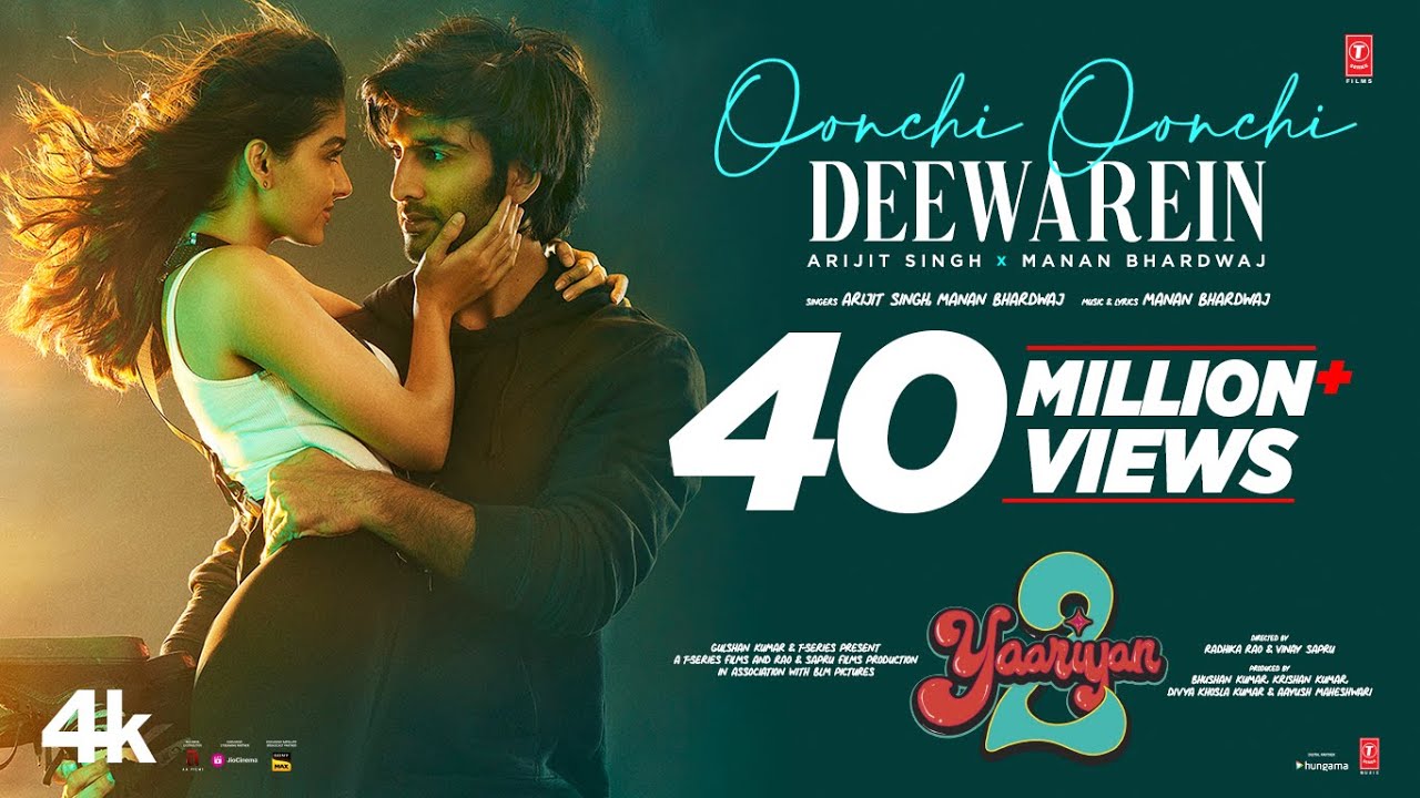 OONCHI OONCHI DEEWAREIN: Yaariyan 2 | Meezaan, Anaswara | Arijit, Manan | Radhika, Vinay | Bhushan K background