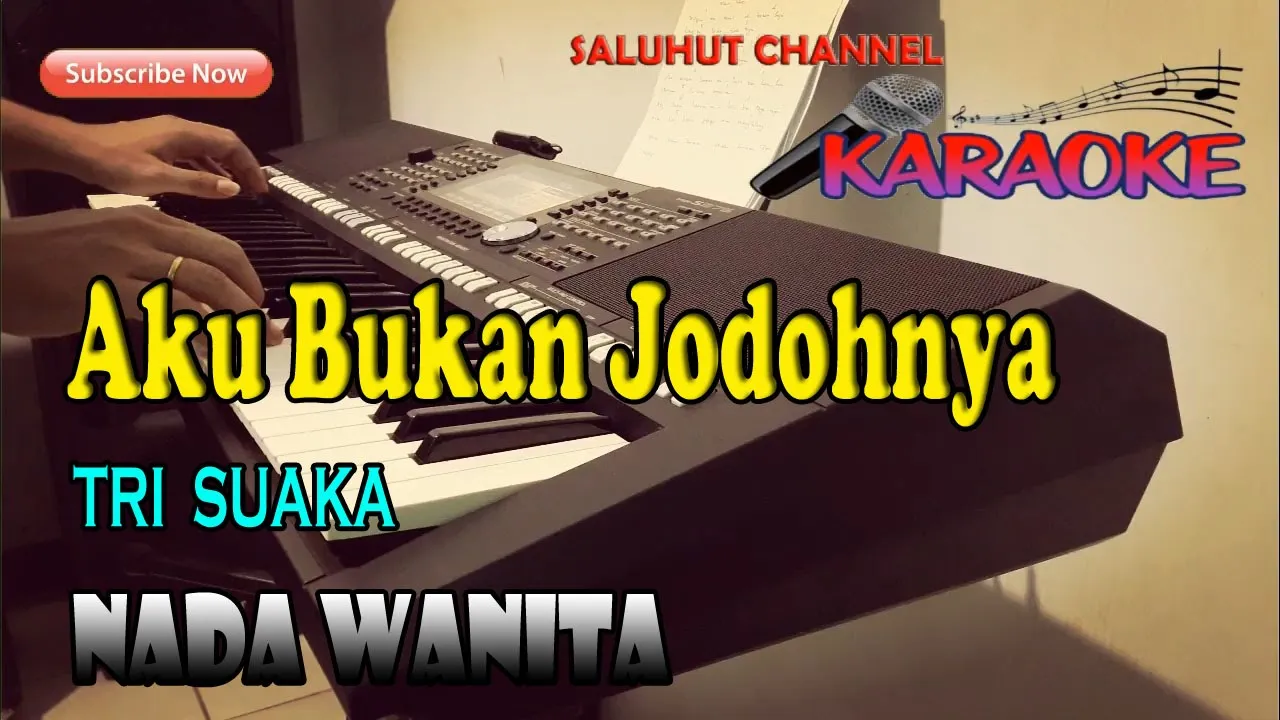AKU BUKAN JODOHNYA ll KARAOKE ll TRI SUAKA ll NADA WANITA A=DO background