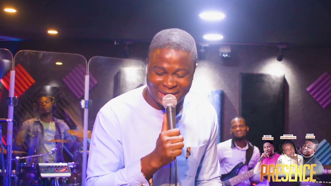 NEW! IN HIS PRESENCE with Bidemi Olaoba, Peterson Okopi and Feranmi poster — similar to HAPPY NEW YEAR! January Edition! IN HIS PRESENCE with BIDEMI OLAOBA, TOSIN BEE and KING AJIDARA