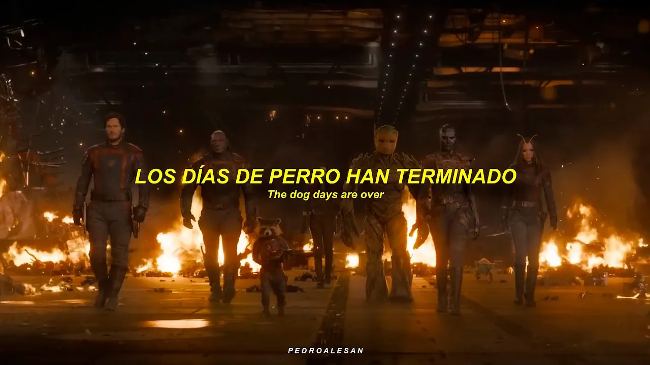 Florence + The Machine - Dog Days Are Over (Sub Español) - Guardianes de la Galaxia Vol. 3 background