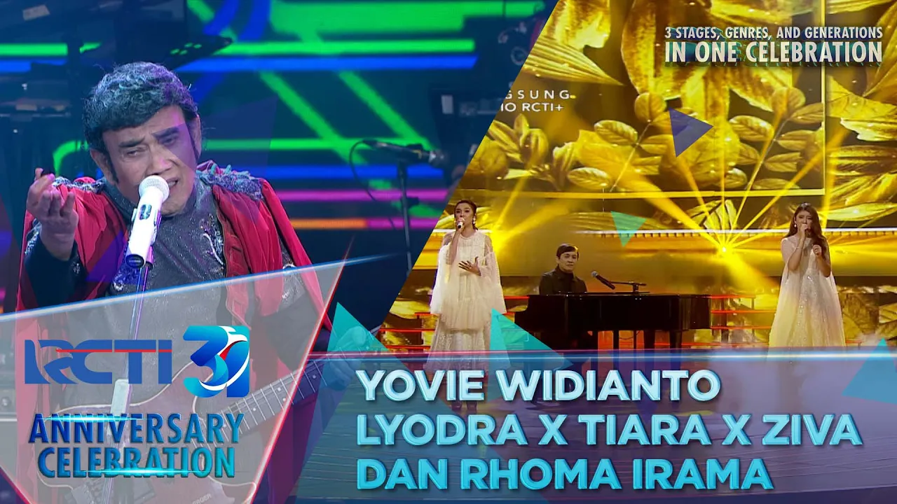 Yovie Widianto Lyodra X Tiara X Ziva & Rhoma Irama | RCTI 31 ANNIVERSARY CELEBRATION background