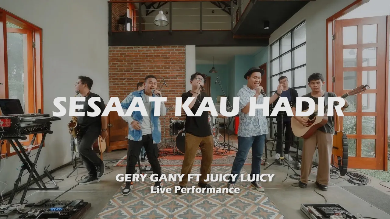 Gery Gany feat. Juicy Luicy - Sesaat Kau Hadir (Live Performance) background