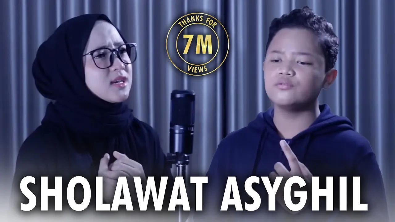 SHOLAWAT ASYGHIL - NISSA FT FADLI HABIBI background