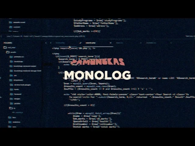 Pamungkas - Monolog (Lyrics Video) background