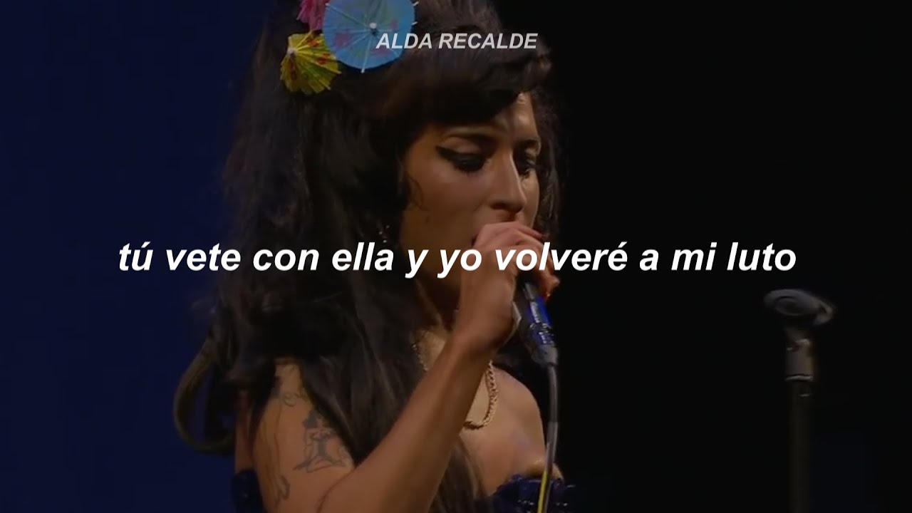 Amy Winehouse - Back to black // Traducción al español background
