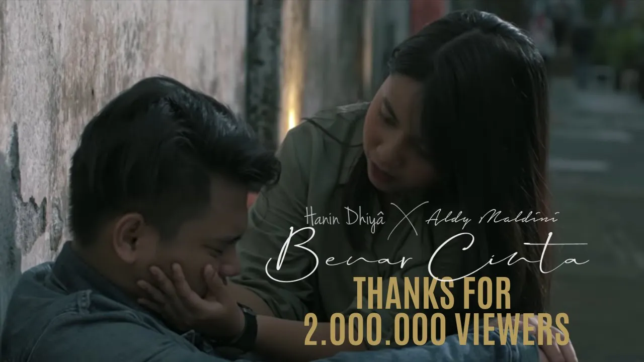 HANIN DHIYA x ALDY MALDINI - Benar Cinta (Official Music Video) background
