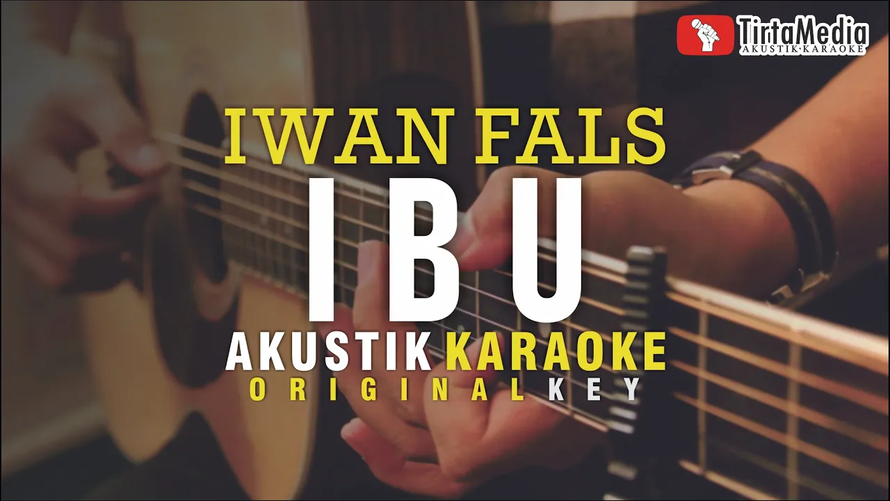 ibu - iwan fals (akustik karaoke) background