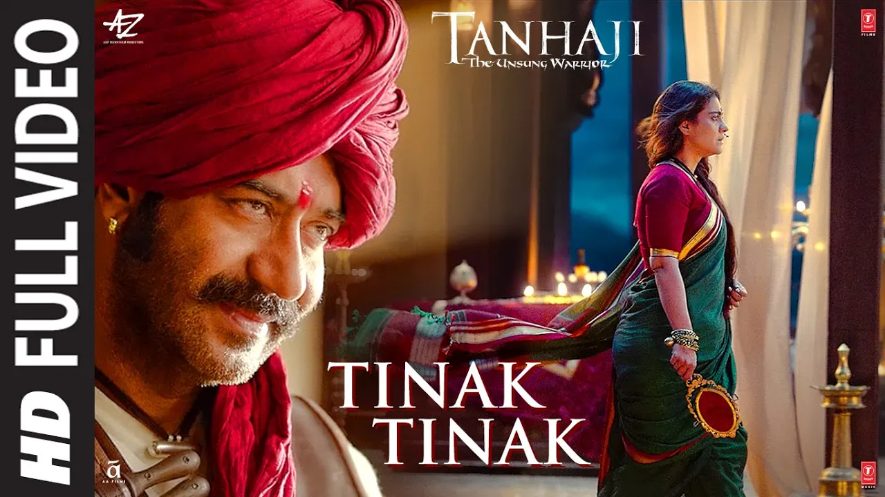 Full Video: Tinak Tinak | Tanhaji:The Unsung Warrior| Ajay D,Kajol | Harshdeep K| Sachet-Parampara background