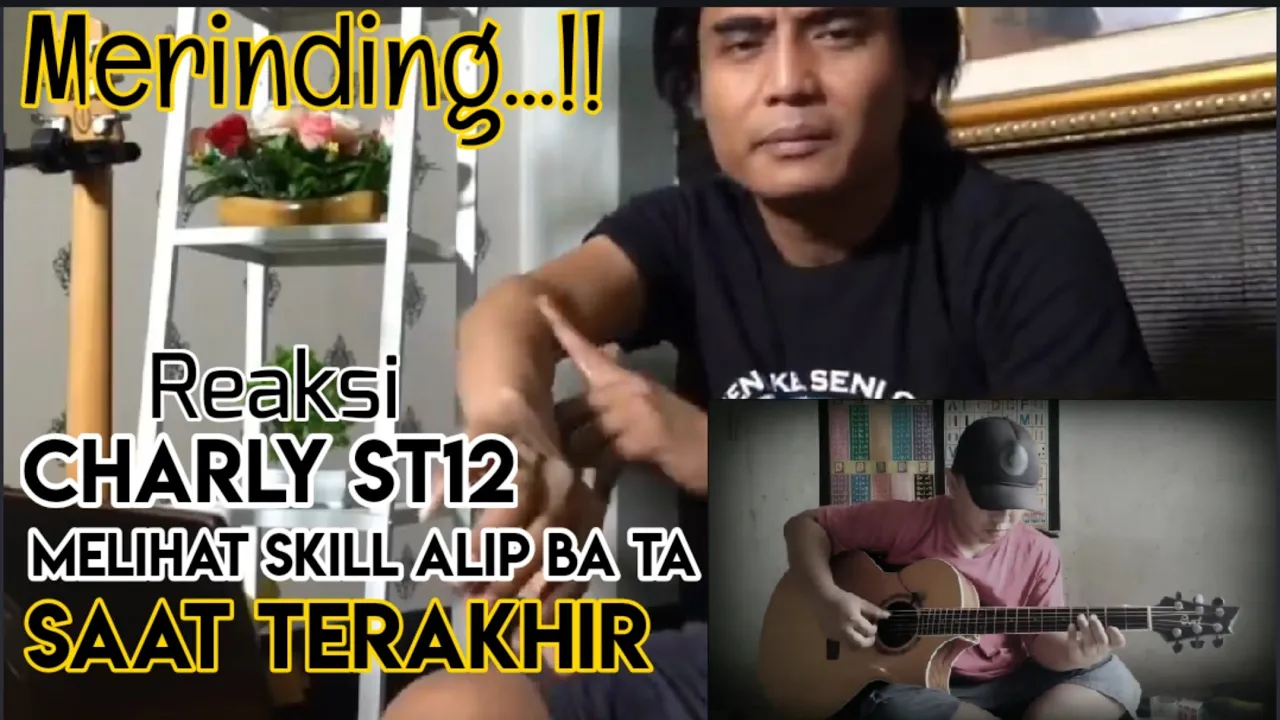 Merinding,,Reaksi Charly St12 Melihat Skill Alip Ba Ta Cover Saat Terakhir || EDITAN background