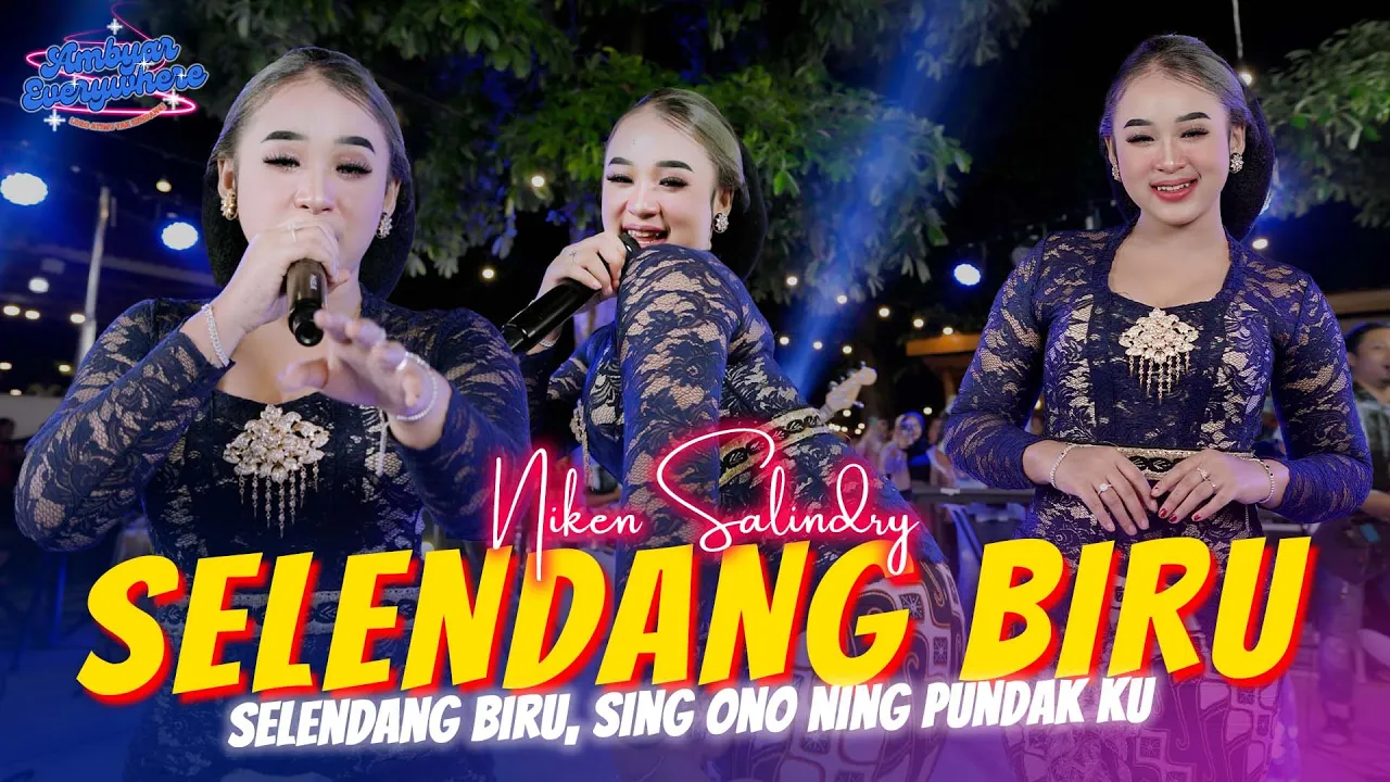 Live Blitar - Niken Salindry - Selendang Biru (Official Music Video) - Ambyar Everywhere background