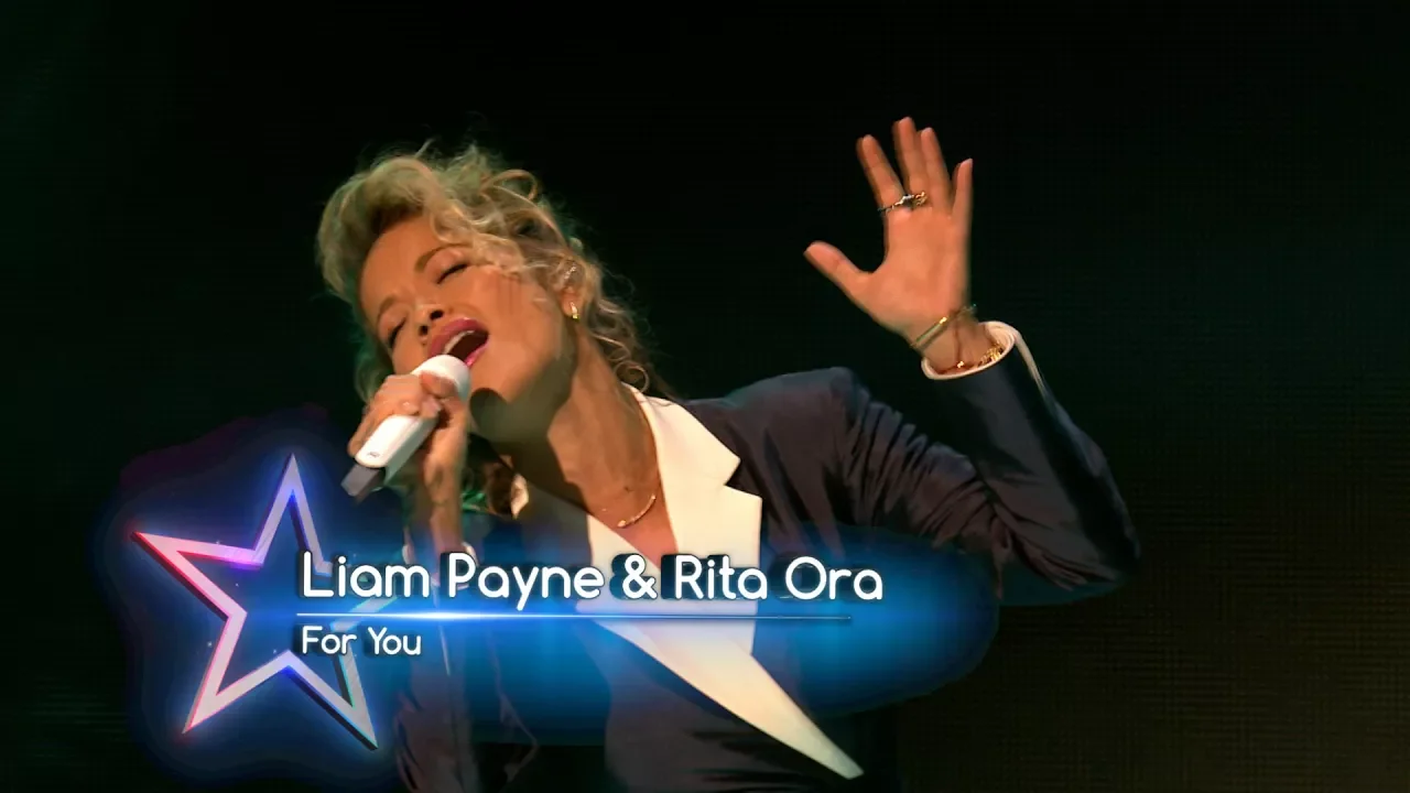 Liam Payne and Rita Ora - ‘For You’ (live at The Global Awards 2018) background