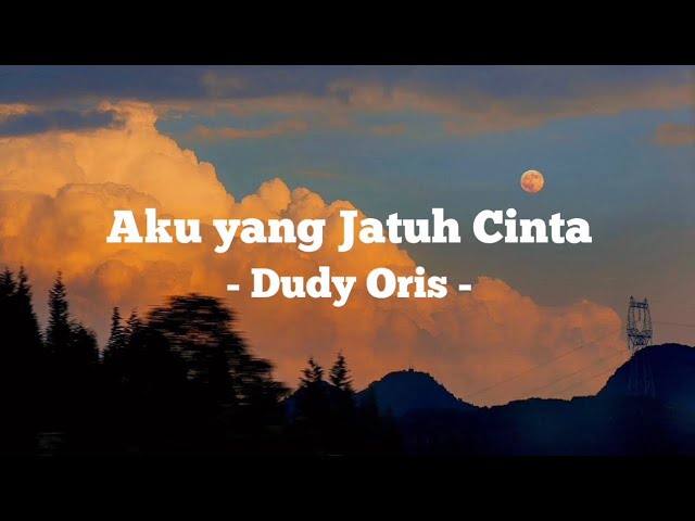 Aku Yang Jatuh Cinta -Dudy Oris (lirik)