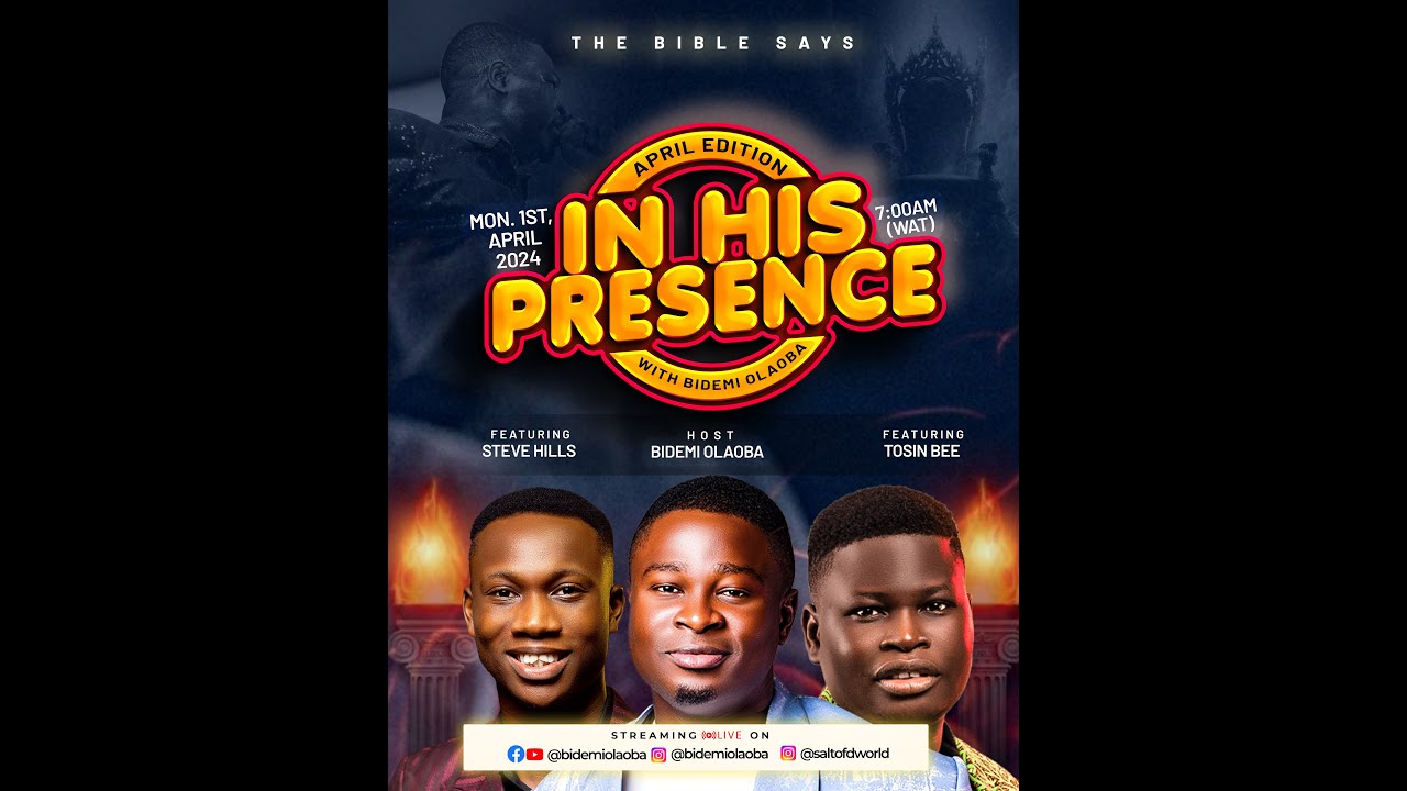 IN HIS PRESENCE APRIL EDITION - 01-04-2024