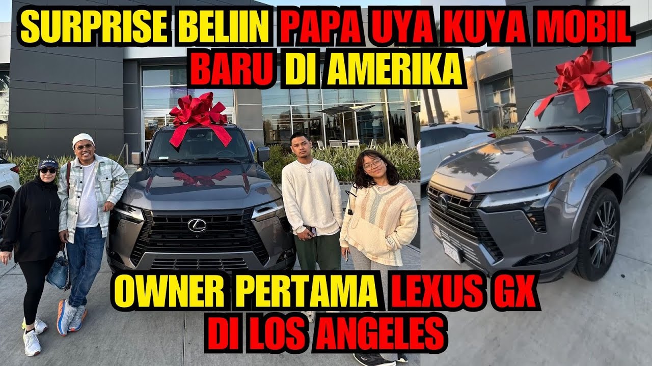 SURPRISE BELIIN PAPA DREAMCAR LEXUS GX DI AMERIKA, DIKIRA PRANK⁉️