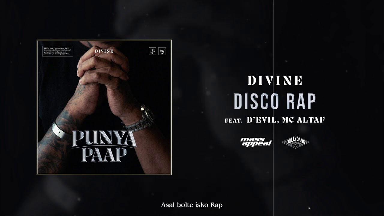 DIVINE - Disco Rap Feat. D'Evil, MC Altaf (Official Audio) | Punya Paap background