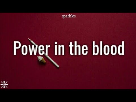Jimmy-D-Psalmist Power In The Blood Lyric Video . background