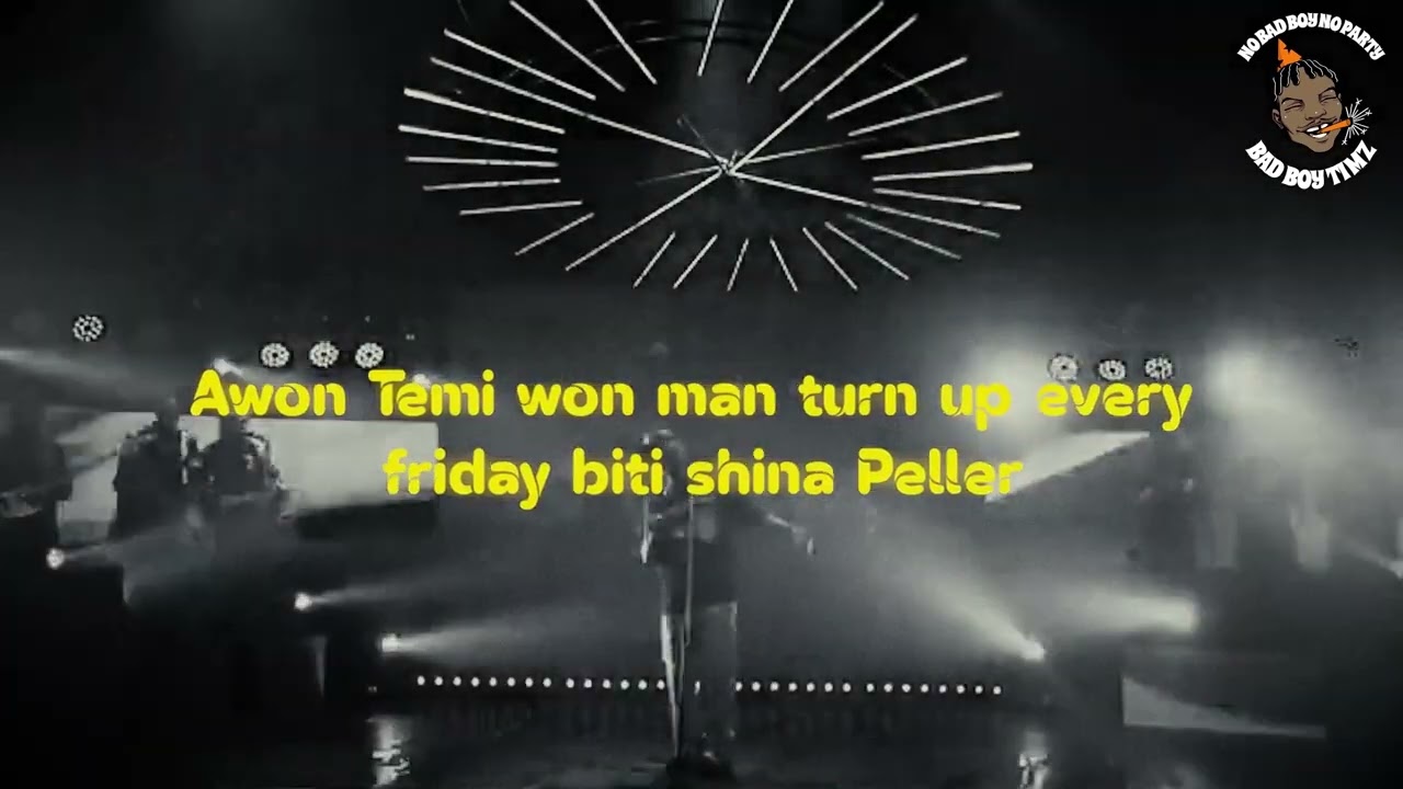 Bad Boy Timz - Tossmitoss (Official Lyric Video) background
