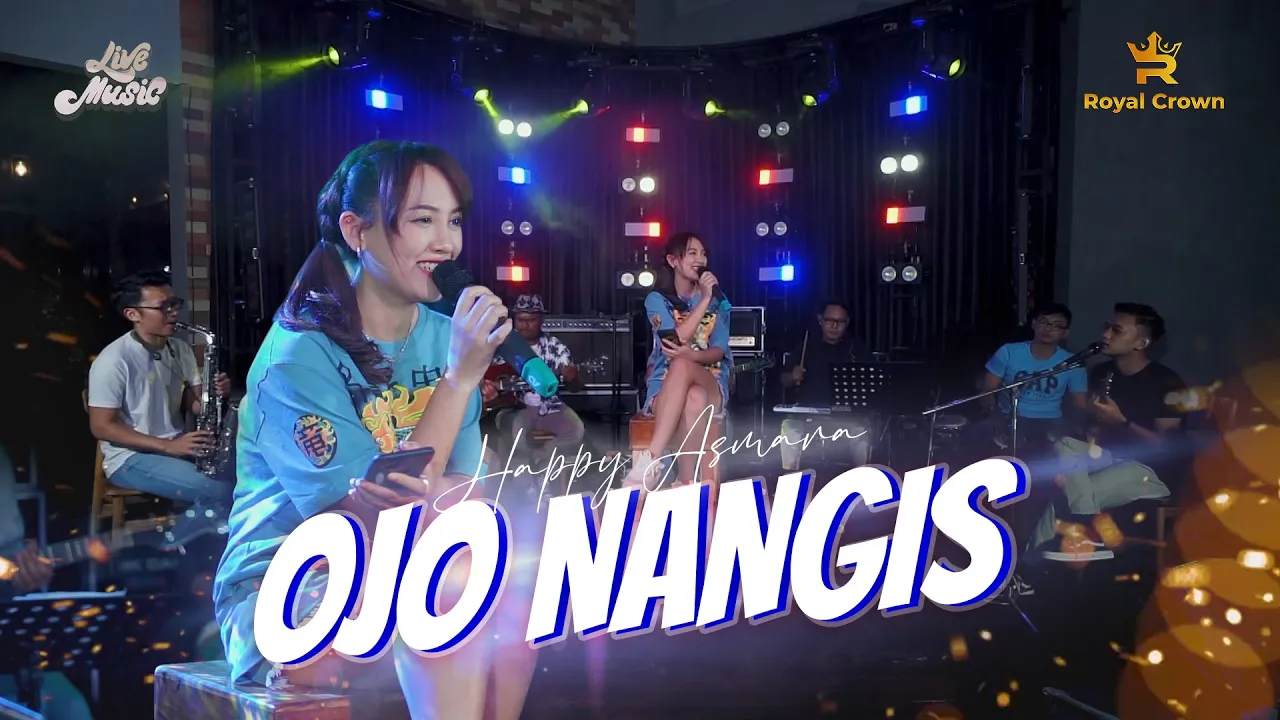 HAPPY ASMARA - OJO NANGIS (Official Live Music Video) | Ojo Nangis Seng Uwes Yo Uwes background
