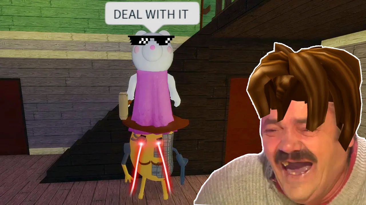 ROBLOX PIGGY FUNNY MEME MOMENTS (SHEEPY ON MR.P HEAD)