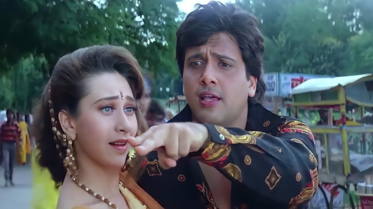 Main Toh Raste Se Ja Raha Tha | Kumar Sanu | Alka Yagnik | Coolie No.1 | 1995 background