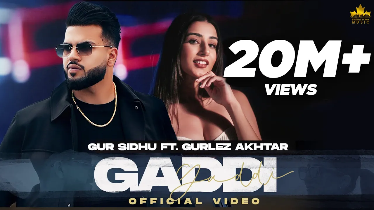 GADDI (Official Video) Gur Sidhu Ft Gurlez Akhtar | Kaptaan | Punjabi Song 2022 background