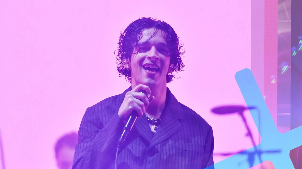 The 1975 - It's Not Living (If It's Not With You) (Reading + Leeds 2019) background