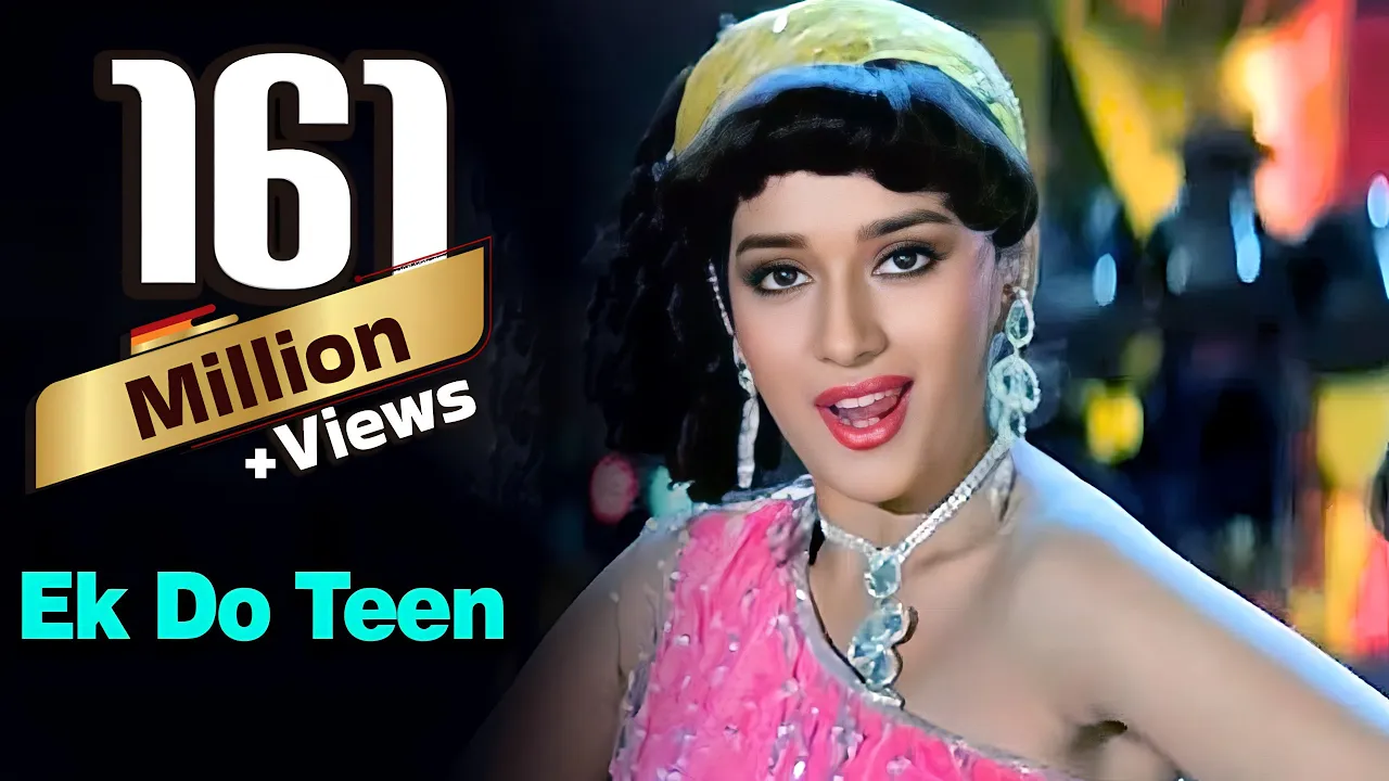 Ek Do Teen | Tezaab (1988) | Madhuri Dixit | Alka Yagnik | Bollywood Dance Songs background