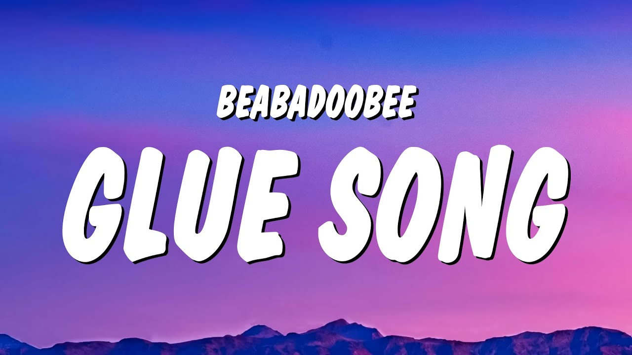 beabadoobee - Glue Song (Lyrics) background