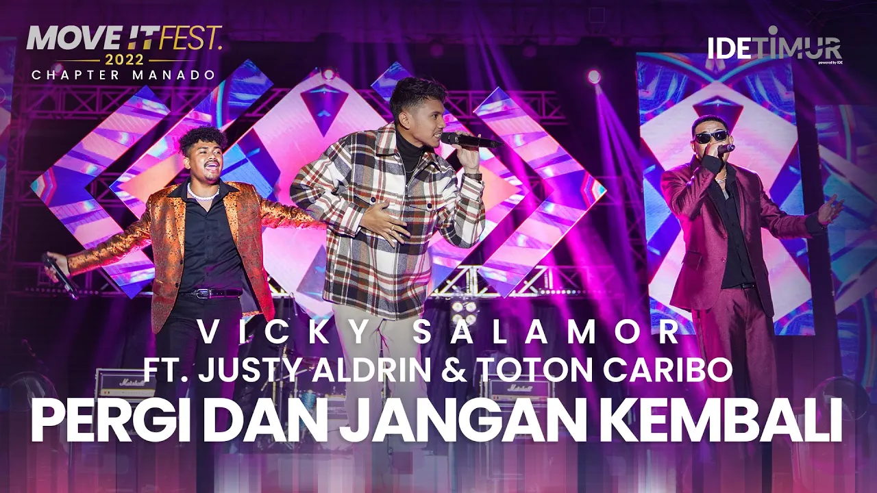 Vicky Salamor feat. Justy Aldrin & Toton Caribo - Pergi dan Jangan Kembali | MOVE IT FEST 2022 background