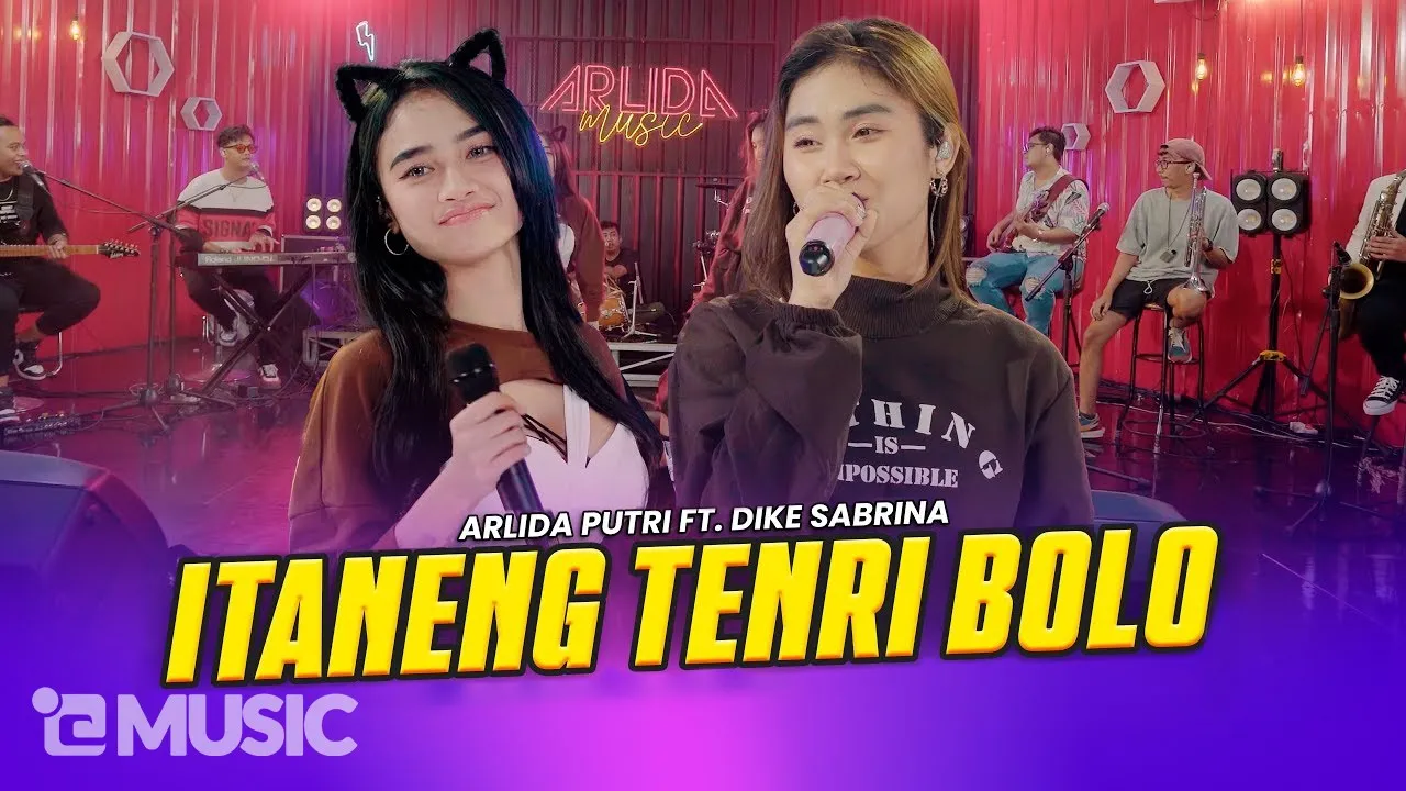ARLIDA PUTRI FT. DIKE SABRINA - ITANENG TENRI BOLO (Official Live Music Video) backdrop