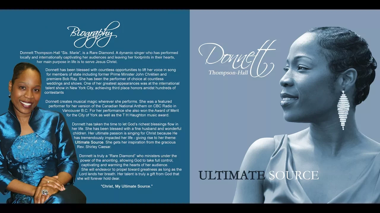 Donnett Thompson-Hall "SAMSON" (aka) "ANOINT ME ONE MORE TIME" backdrop