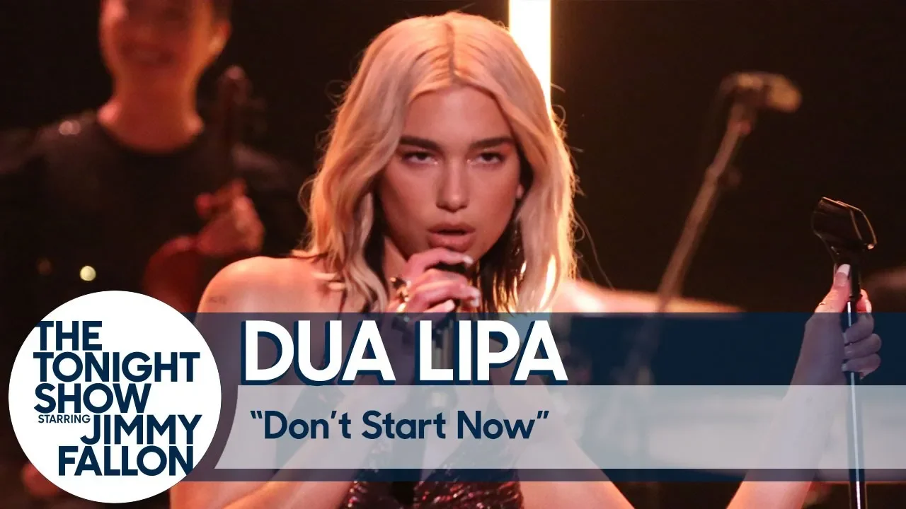 Dua Lipa: Don't Start Now background