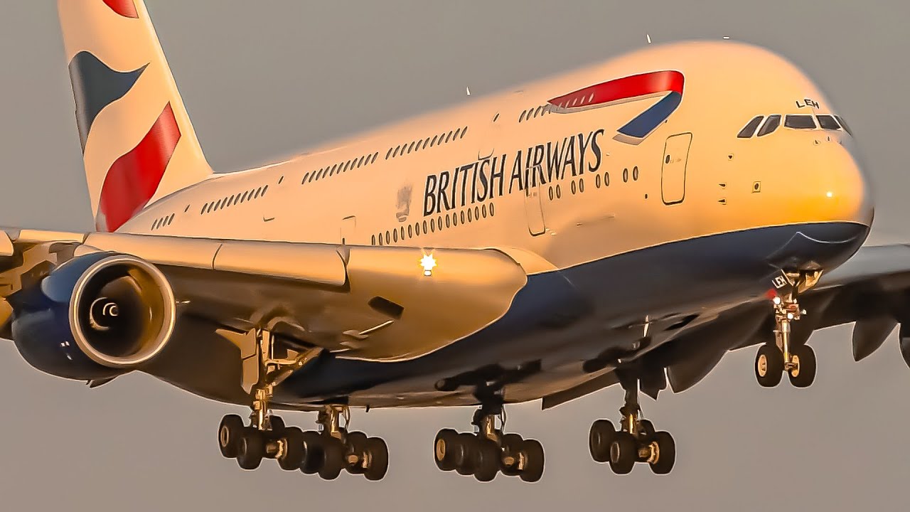 SUPER CLOSE UP A380 LANDINGS at LAX | Los Angeles Airport Plane Spotting (2020) | Watch on Movi47