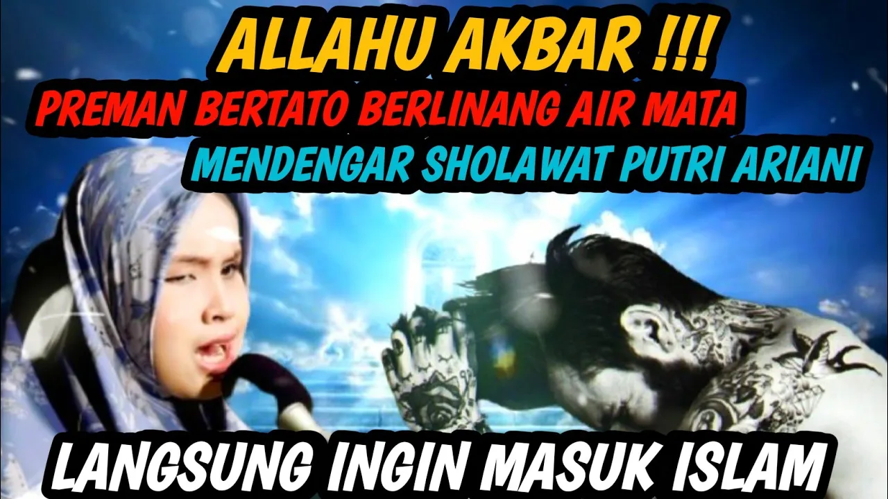 GEGER !! PREMAN AMERIKA BERLINANG AIR MATA MENDENGAR SHOLAWAT JIBRIL PUTRI ARIANI !! #putriariani — like BERPUTAR Eps. Perform in Penang - Malaysia but older