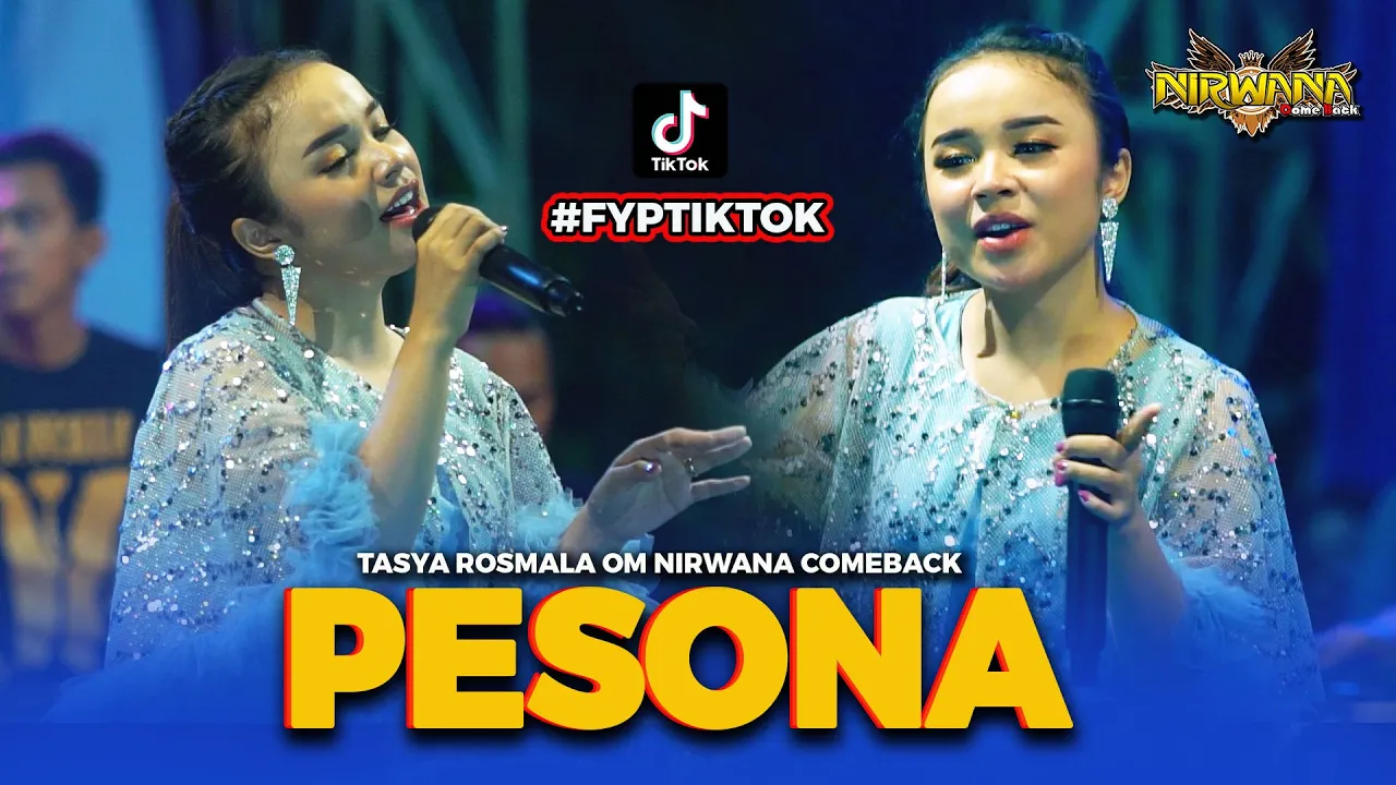 PESONA - Tasya Rosmala - OM NIRWANA COMEBACK Live MALANG background