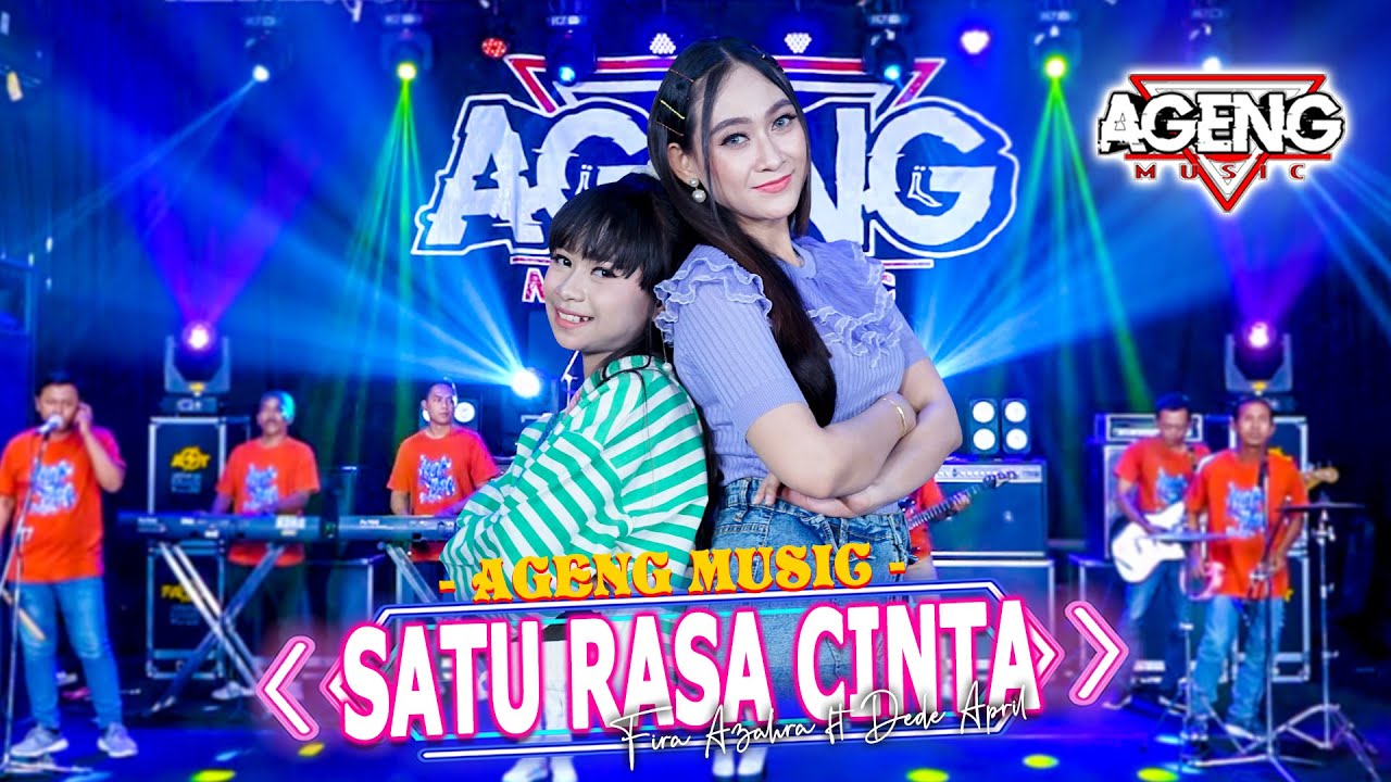 SATU RASA CINTA - Fira Azahra & Dede April ft Ageng Music (Official Live Music) background
