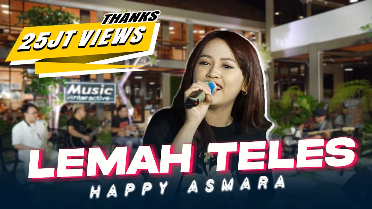 Happy Asmara - Lemah Teles (Official Music Live) Kowe mbelok ngiwo nengen tanpo nguwasne mburi background