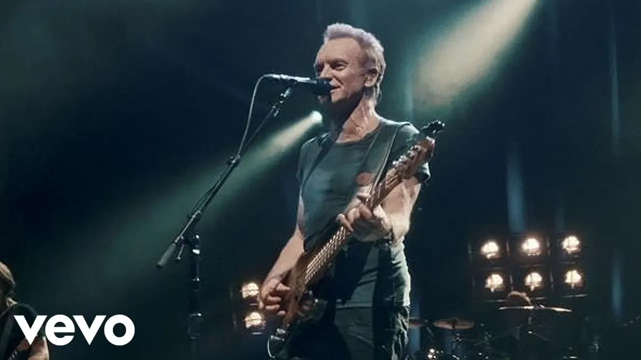 Sting - Message In A Bottle (Live) background