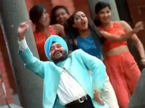 kala kauwa kaat khayega cover.. Daler Mehndi Saab background