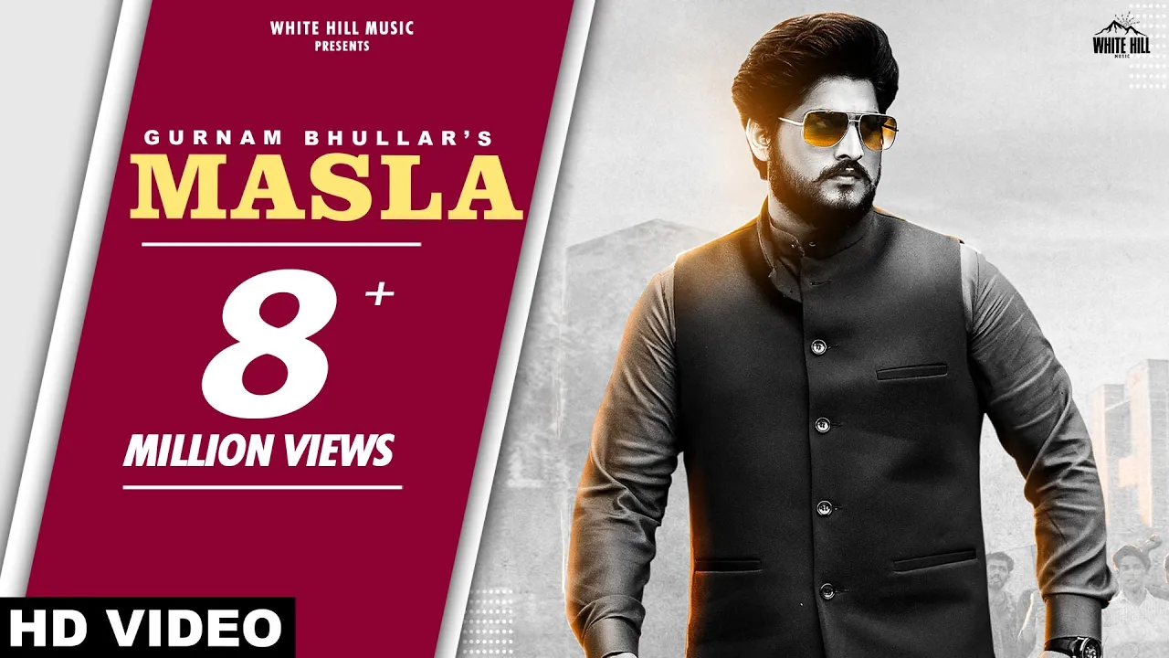 GURNAM BHULLAR : Masla (Official Video) Khushi | Desi Crew | B2gether Pros background