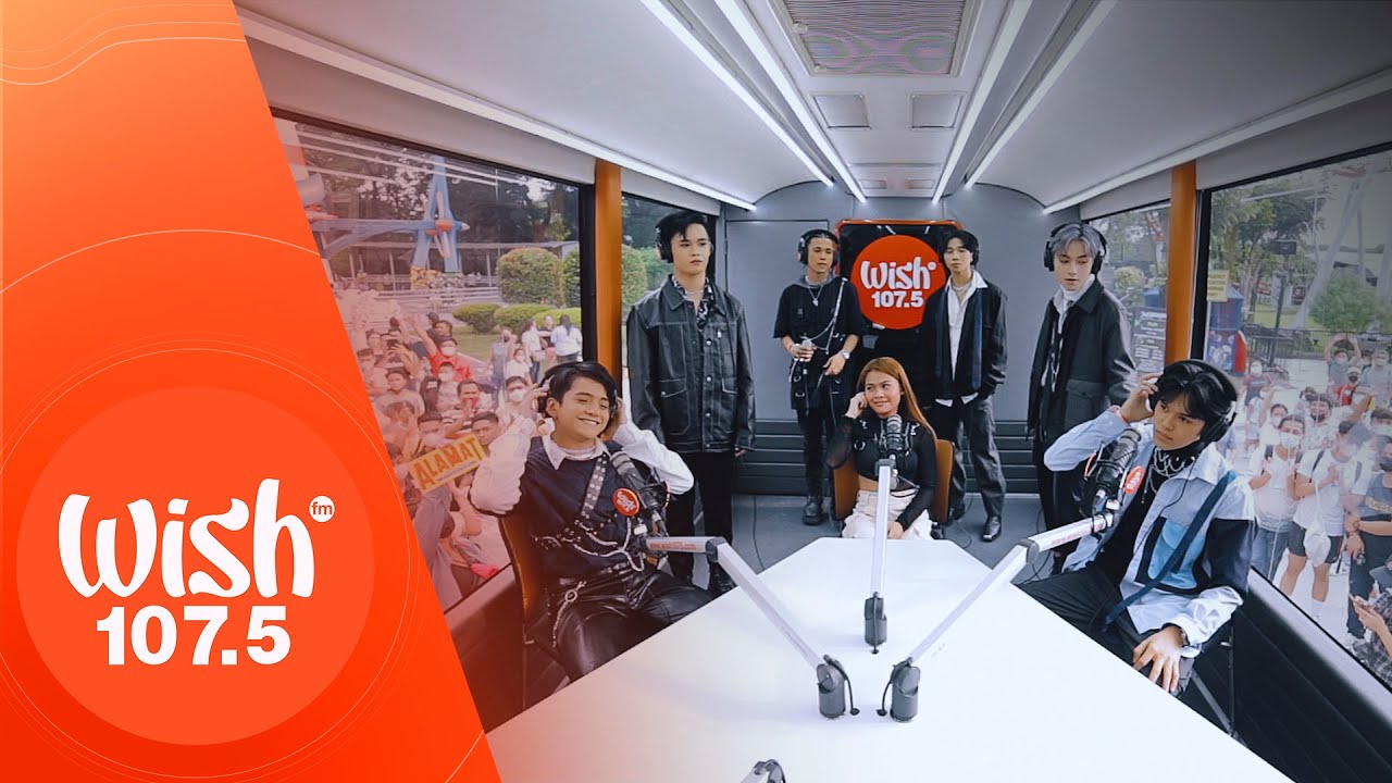 ALAMAT (ft. Lyca Gairanod) performs "ILY ILY" LIVE on Wish 107.5 Bus backdrop