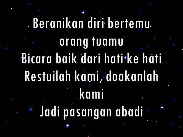 Ijab kabul - Kangen Band ( lirik) background